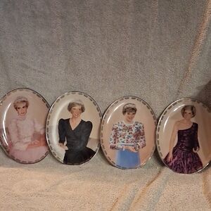 The Bradford Exchange Royal Elegance Plate Set - Pink, Black, Blue, Purple